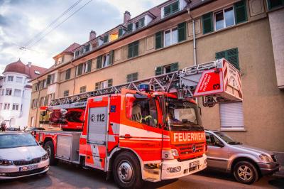 Stuttgart-Wangen: Zimmerbrand in Dachgeschoss